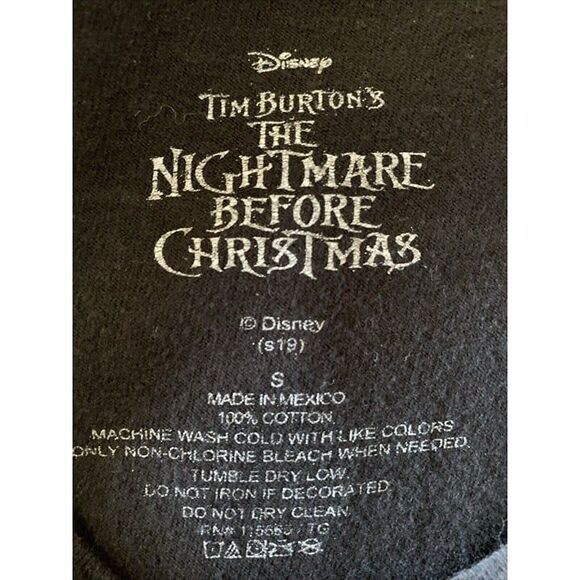Nightmare Before Christmas  Mens SMALL Tee Disney Tim Burton Must See to Believe - Picture 6 of 7